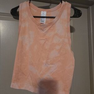 Old Navy Peach Tie-Dye Tank Top